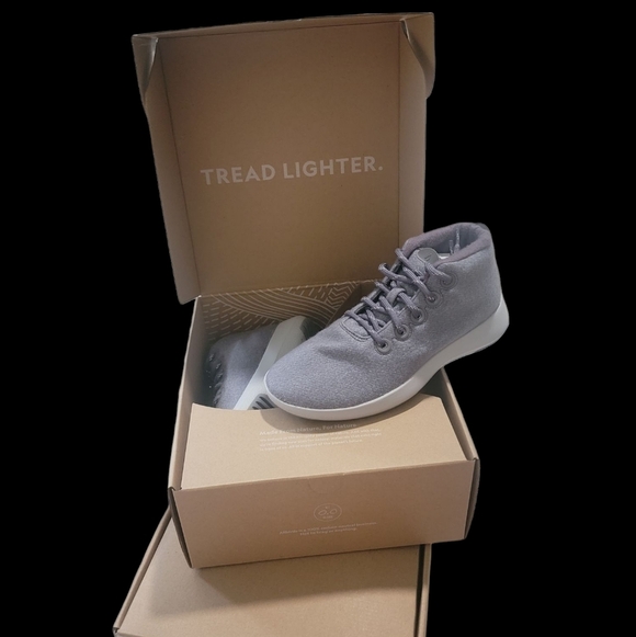 Allbirds Women’s Wool Runner Mizzles Gray Water-Repellent Sneakers Sz 9 New Gift - Picture 9 of 9